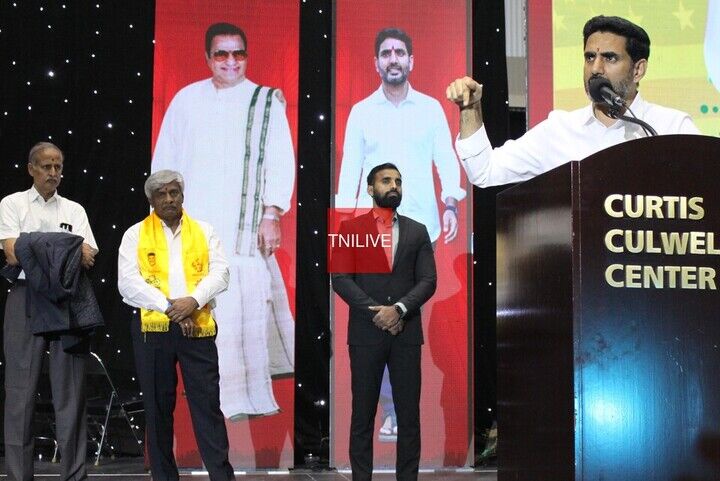 Nara Lokesh Dallas Telugu Diaspora Meeting Dec 2025 Gallery