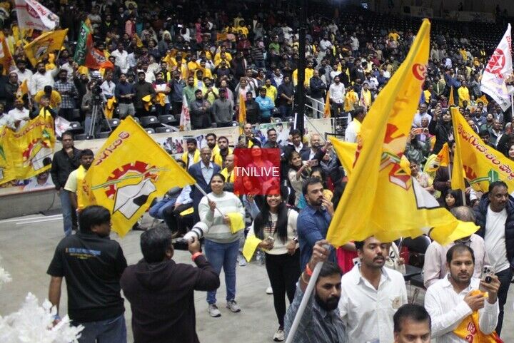 Nara Lokesh Dallas Telugu Diaspora Meeting Dec 2025 Gallery