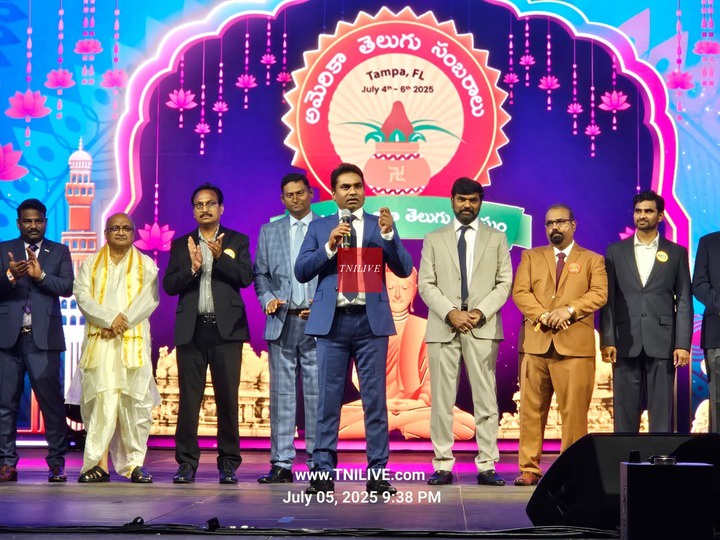 NATS 8th Telugu Sambaralu Tampa Second Day Evening Allu Arjun SriLeela News Gallery