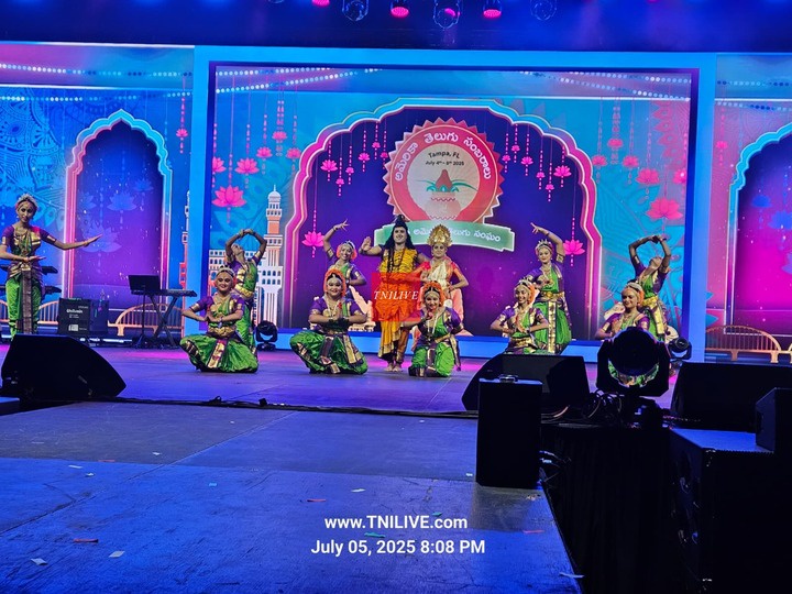 NATS 8th Telugu Sambaralu Tampa Second Day Evening Allu Arjun SriLeela News Gallery