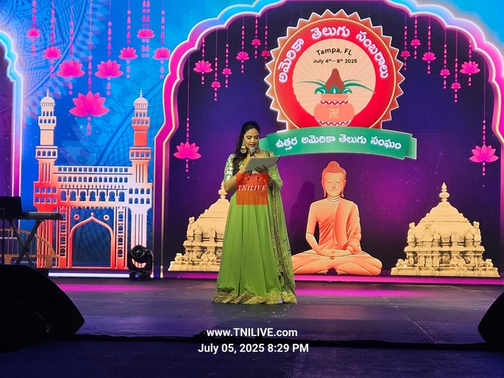 NATS 8th Telugu Sambaralu Tampa Second Day Evening Allu Arjun SriLeela News Gallery